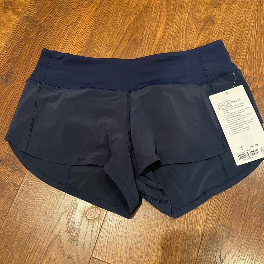 Lululemon Speed Up shorts